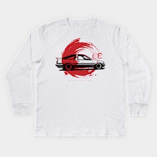 Trueno AE86 Kids Long Sleeve T-Shirt